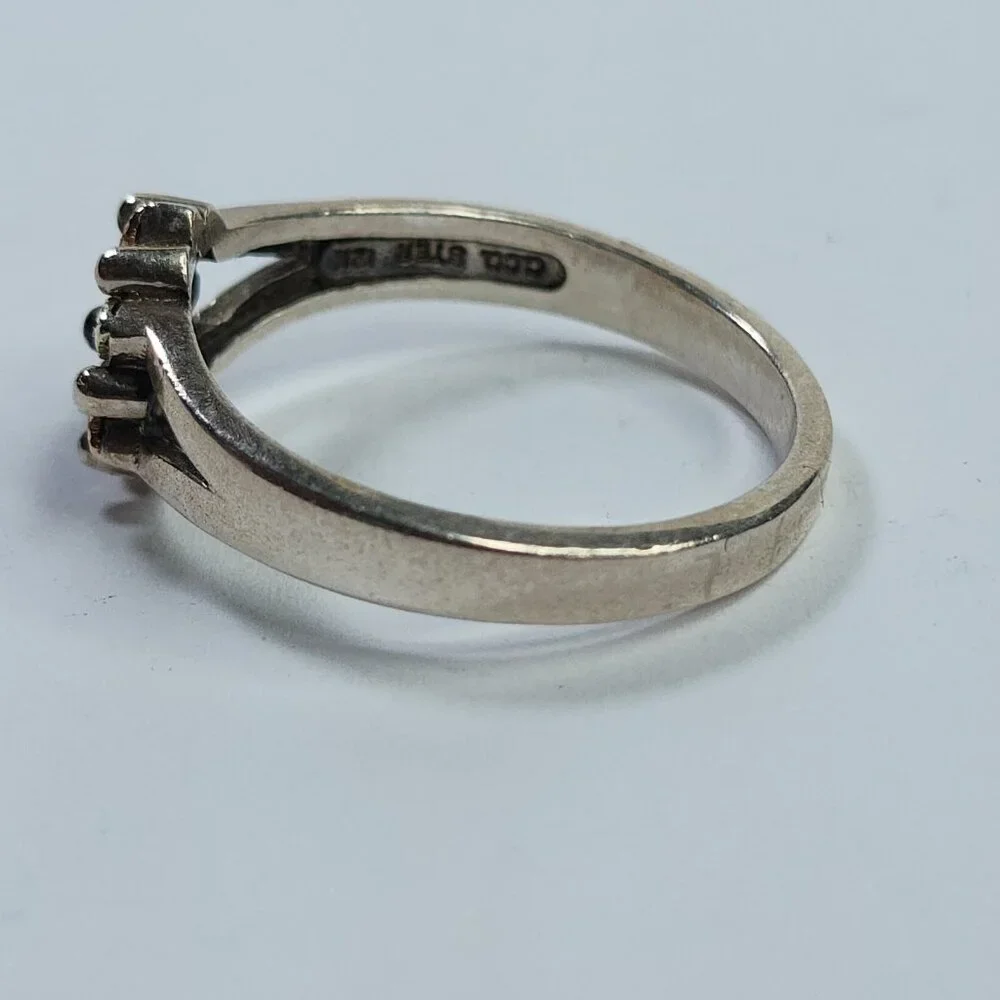 Black hills Ring 925 Sterling Silver 12k Rose Green Gold Leaf Design USA 10 - Picture 5 of 8